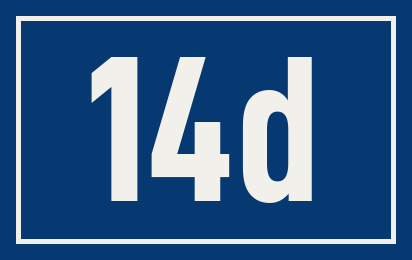 Hausnummer 14d