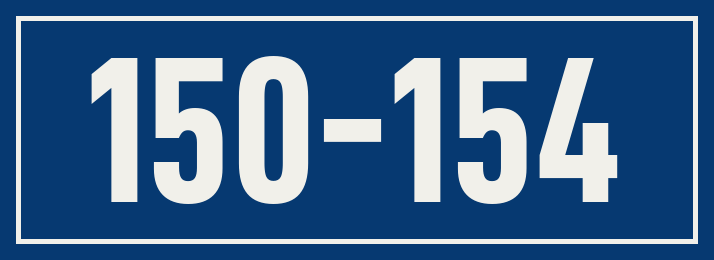 Hausnummer 150-154