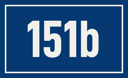 Hausnummer 151b