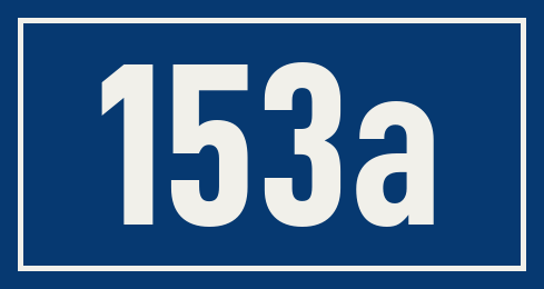 Hausnummer 153a