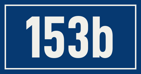Hausnummer 153b