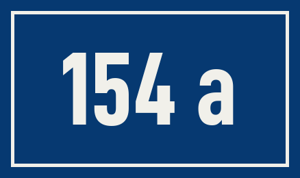 Hausnummer 154 a