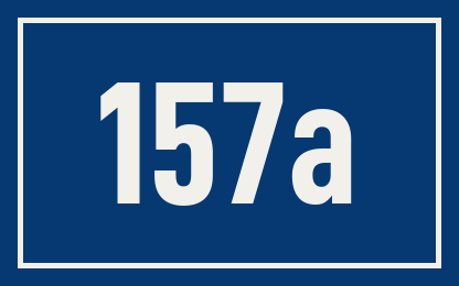 Hausnummer 157a