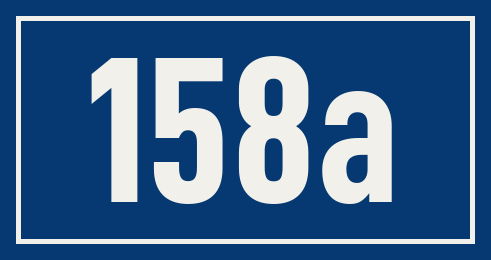 Hausnummer 158a