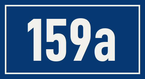 Hausnummer 159a