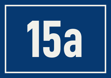 Hausnummer 15a