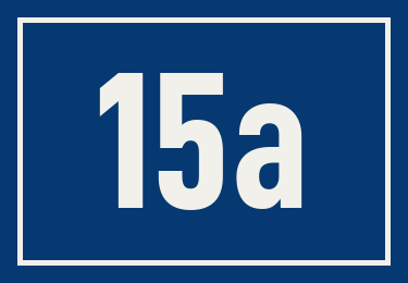 Hausnummer 15a