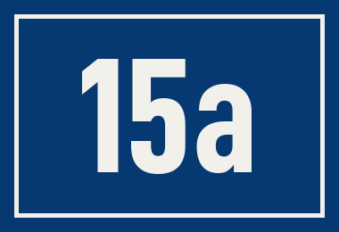 Hausnummer 15a