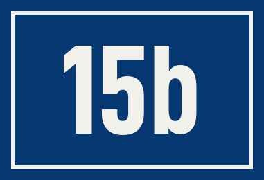 Hausnummer 15b