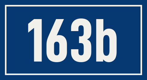 Hausnummer 163b