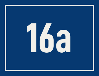Hausnummer 16a