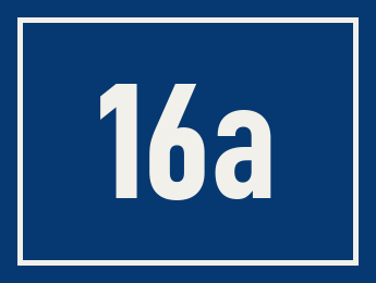 Hausnummer 16a