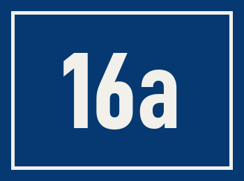 Hausnummer 16a