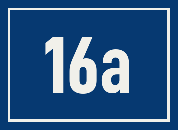 Hausnummer 16a