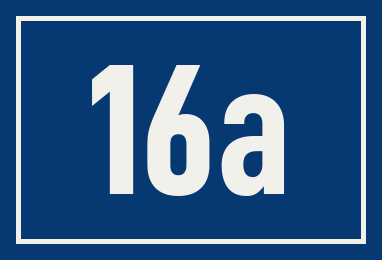 Hausnummer 16a
