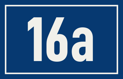 Hausnummer 16a
