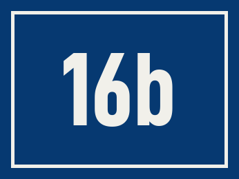 Hausnummer 16b