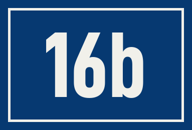 Hausnummer 16b