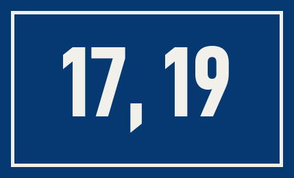 Hausnummer 17, 19