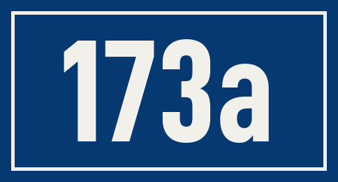Hausnummer 173a