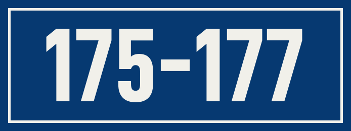 Hausnummer 175-177