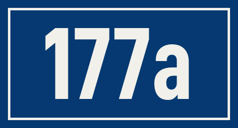 Hausnummer 177a