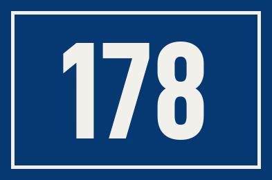 Hausnummer 178