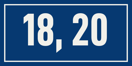 Hausnummer 18, 20