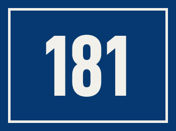 Hausnummer 181