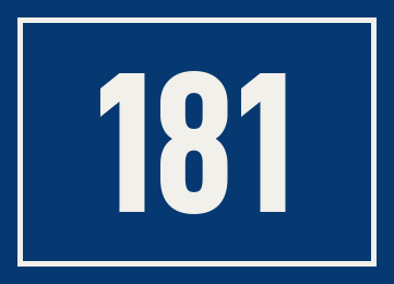 Hausnummer 181