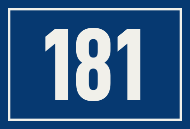 Hausnummer 181