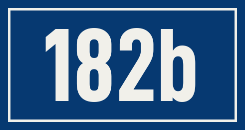 Hausnummer 182b
