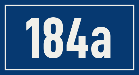 Hausnummer 184a