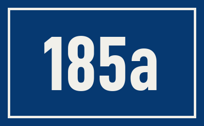 Hausnummer 185a