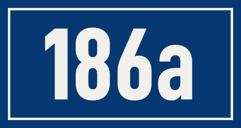 Hausnummer 186a