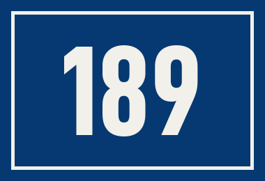 Hausnummer 189