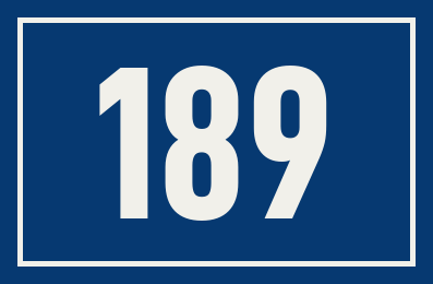 Hausnummer 189