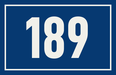 Hausnummer 189