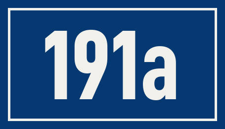 Hausnummer 191a
