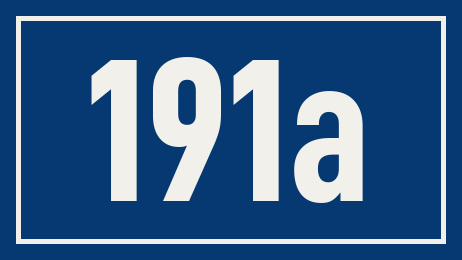 Hausnummer 191a