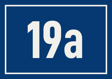 Hausnummer 19a