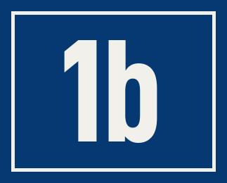 Hausnummer 1b
