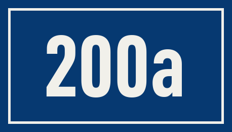 Hausnummer 200a