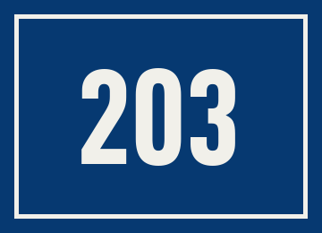 Hausnummer 203
