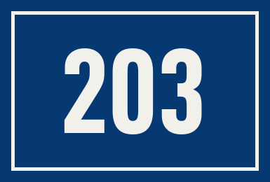 Hausnummer 203