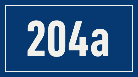 Hausnummer 204a