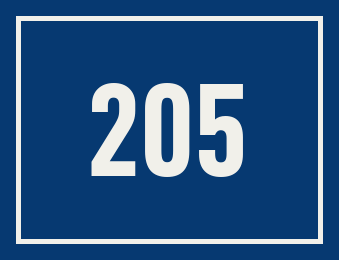Hausnummer 205