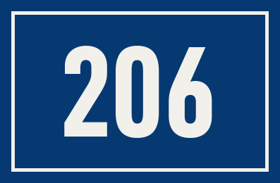 Hausnummer 206
