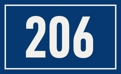 Hausnummer 206