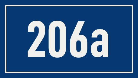 Hausnummer 206a